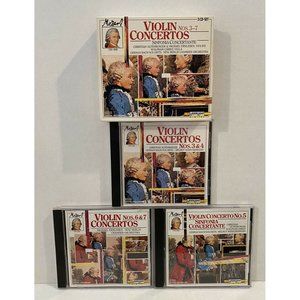 Wolfgang Amadeus Mozart CD Set 3 Mozart: Violin Concertos # 3 & 4 / 5 / 6 & 7